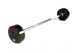 Fixed Straight Rubber Barbell