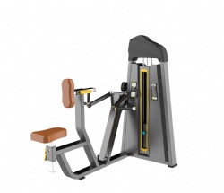 Seated row machine